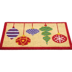 Mixed Ornaments Christmas Doormat