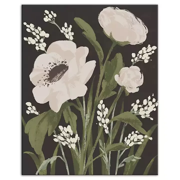 Modern Farmhouse Floral I Canvas Art Print