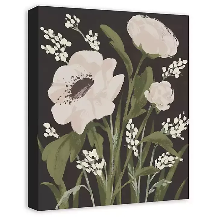 Modern Farmhouse Floral I Canvas Art Print