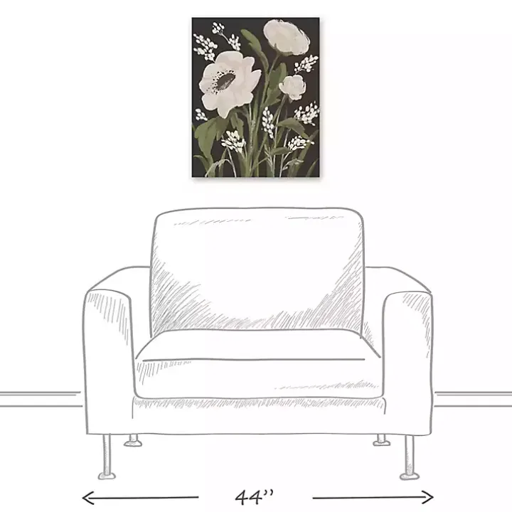 Modern Farmhouse Floral I Canvas Art Print