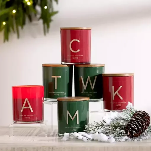 Monogram S Pinecone & Cyprus Jar Candle