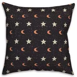 Moon and Stars Halloween Pillow