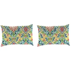 Multi Fiorella Outdoor Accent Pillows, Set of 2