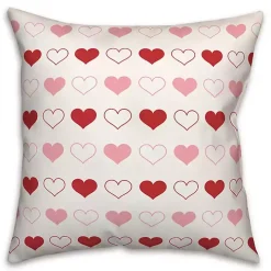 Multi Heart Valentine Pillow