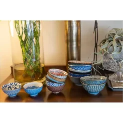 Multi Patterned Ceramic 8-pc. Bowl Set