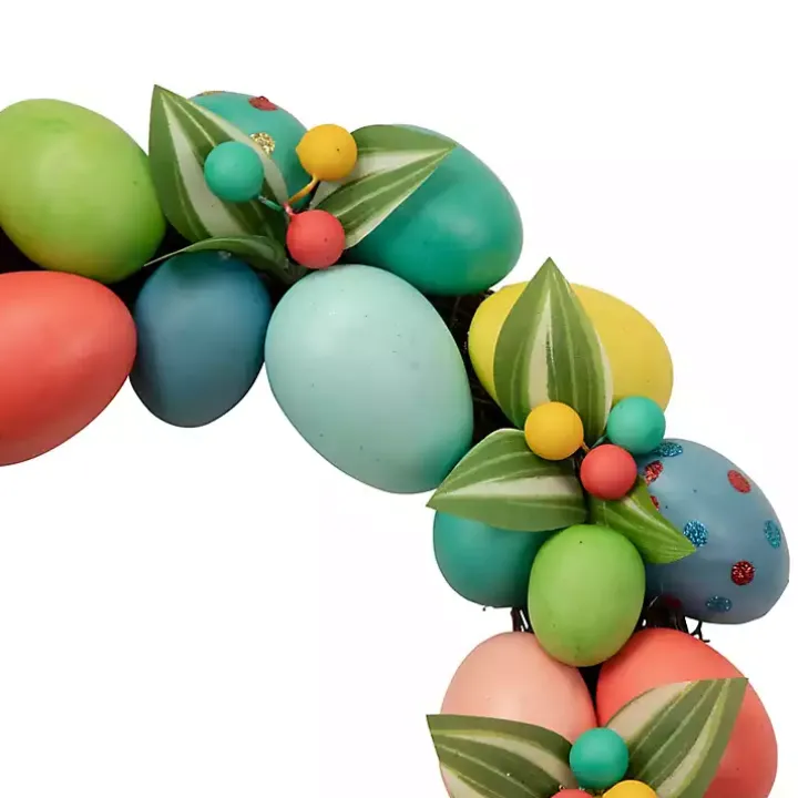 Multicolor Easter Eggs Wreath