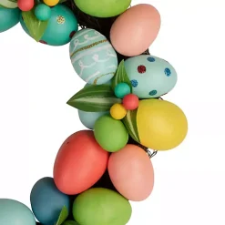 Multicolor Easter Eggs Wreath