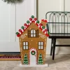 Multicolor Gingerbread House Porch Statue
