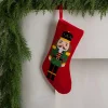 Multicolor Holly Nutcracker Christmas Stocking