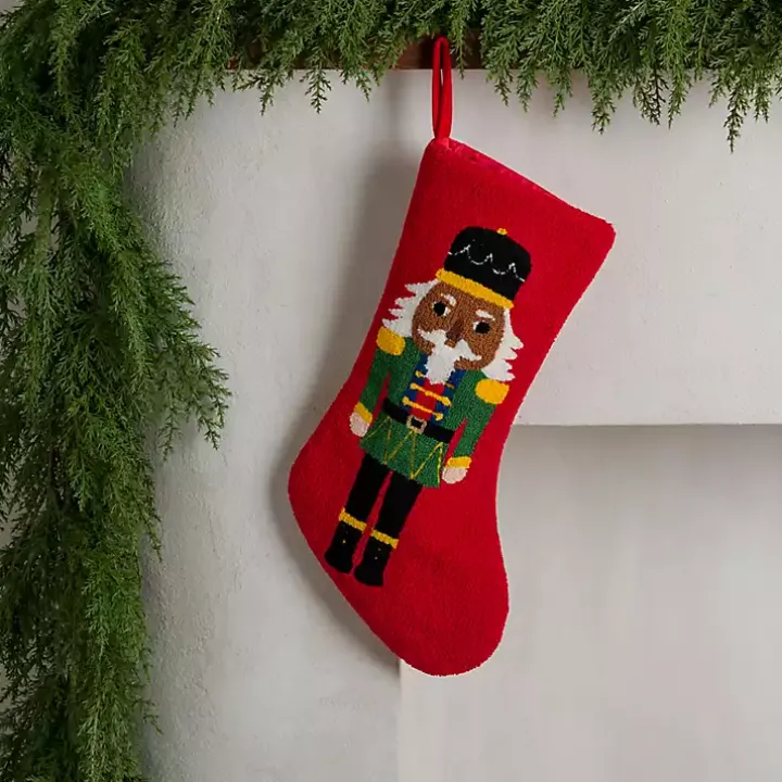 Multicolor Jolly Nutcracker Christmas Stocking