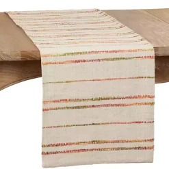 Multicolor Woven Lines Table Runner, 54 in.