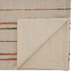 Multicolor Woven Lines Table Runner, 90 in.