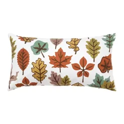 Multicolored Leaves Harvest Throw Pillow