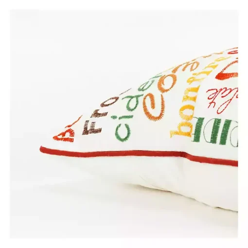 Multicolored Sentiment Harvest Throw Pillow