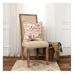 Multicolored Sentiment Harvest Throw Pillow
