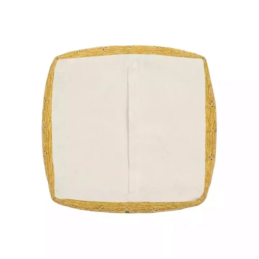 Mustard Yellow Bohemian Ultra-Soft Pouf