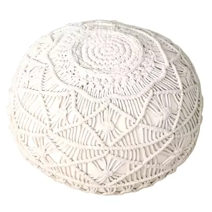 Mystic Macrame Pouf