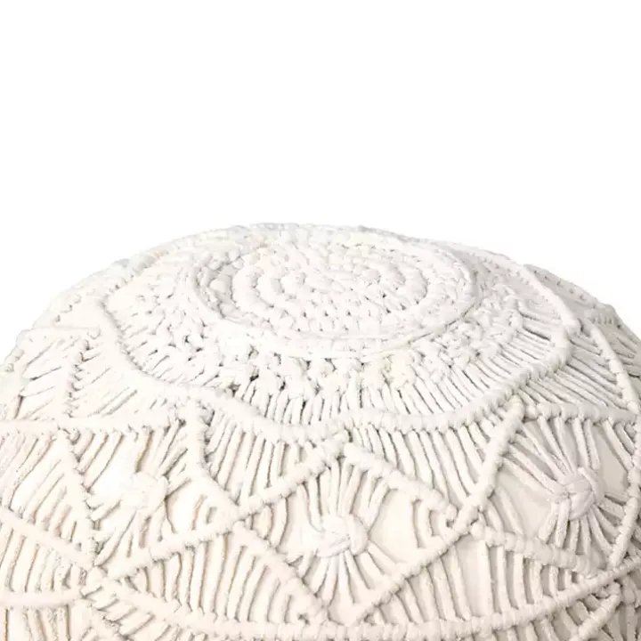 Mystic Macrame Pouf
