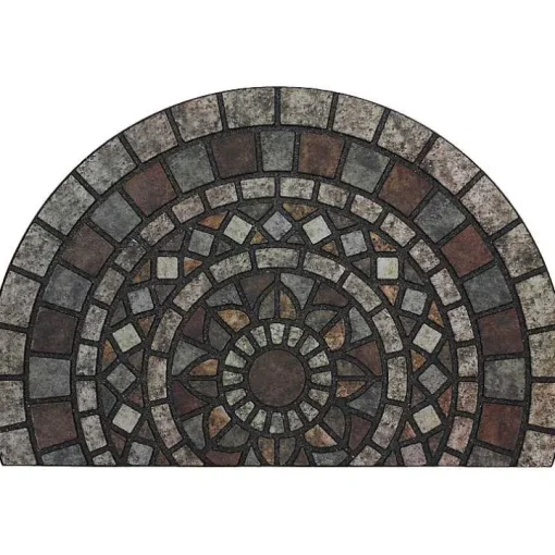 Mythos Stone Mosaic Slice Doormat