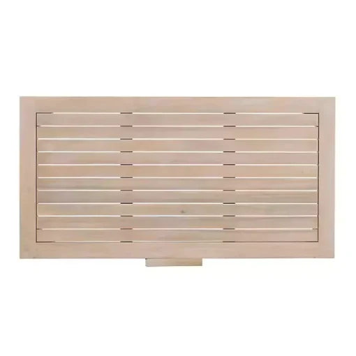 Natural Acacia Wood Slatted Outdoor Coffee Table
