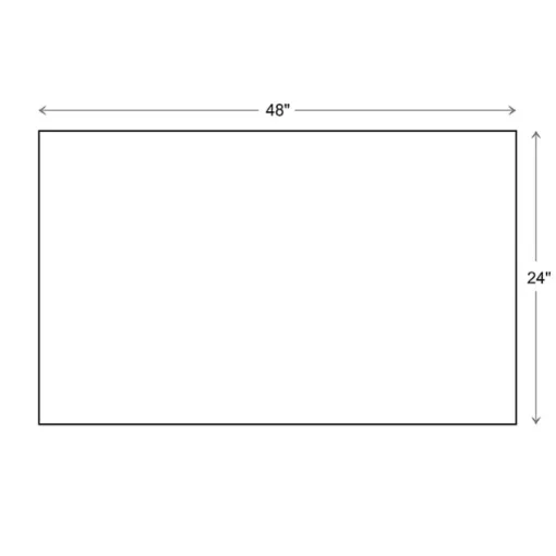 Natural and Black Abby Doormat, 48x24 in.