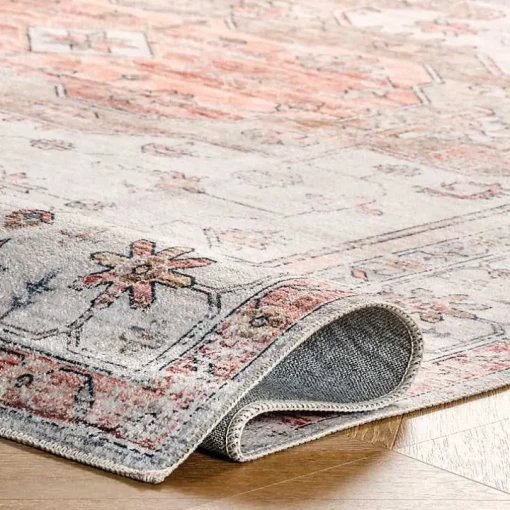 Natural Faded Vintage Washable Runner
