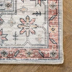 Natural Faded Vintage Washable Runner