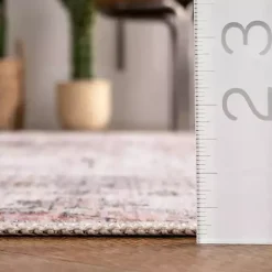 Natural Faded Vintage Washable Runner