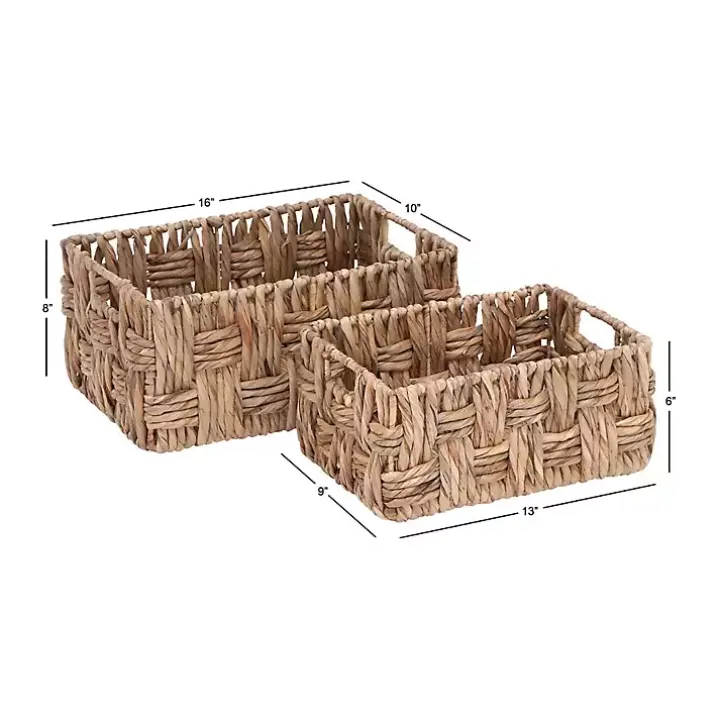 Natural Fibers 2-pc. Jute Basket Set