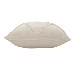 Natural Fringe Diamond Pillow, 26 in.