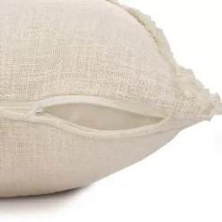 Natural Fringe Diamond Pillow, 26 in.