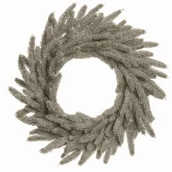 Natural Frosted Pine Branch Christmas Wreath