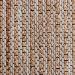 Natural Jute and Wool Woven Area Rug, 5x8