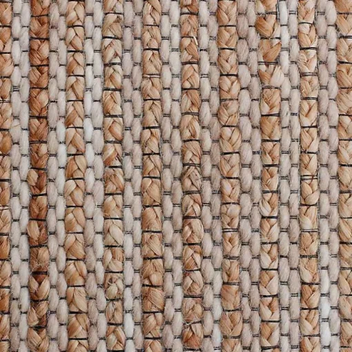 Natural Jute and Wool Woven Area Rug, 5x8