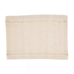 Natural Leno Striped Placemats, Set of 4