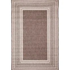 Natural Linear Macy Indoor/Outdoor Area Rug, 6x9