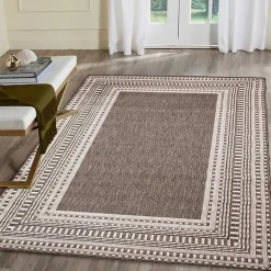 Natural Linear Macy Indoor/Outdoor Area Rug, 7x9