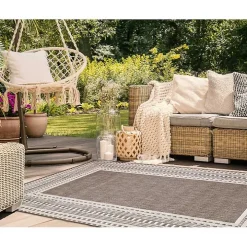 Natural Linear Macy Indoor/Outdoor Area Rug, 6x9