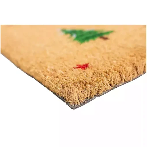 Natural Merry Bright Tree Coir Doormat, 29 in.