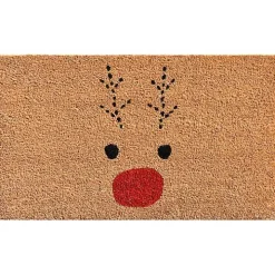 Natural Rudolph Coir and Vinyl Doormat, 29 in.
