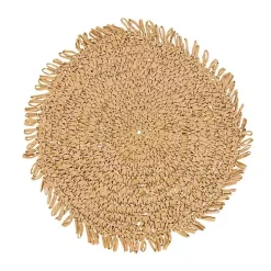 Natural Rustic Raffia Placemats, Set of 4