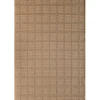 Natural Santorini Grid Outdoor Area Rug, 6x9
