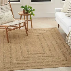 Natural Seagrass Indoor/Outdoor Area Rug, 5x7