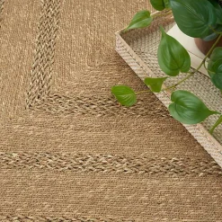 Natural Seagrass Indoor/Outdoor Area Rug, 5x7