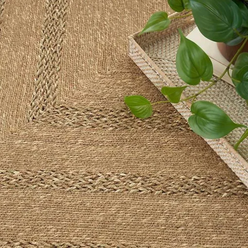 Natural Seagrass Indoor/Outdoor Area Rug, 5x7