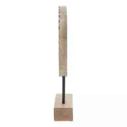 Natural Wood Pinwheel Figurine