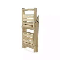 Natural Wood 2-Tier Folding Plant Stand, 30 in.