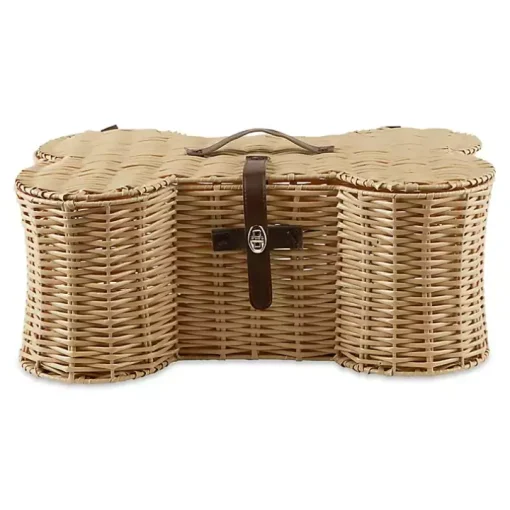 Natural Woven Bone Shaped Basket, 24 in.