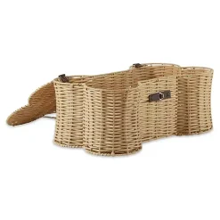 Natural Woven Bone Shaped Basket, 24 in.