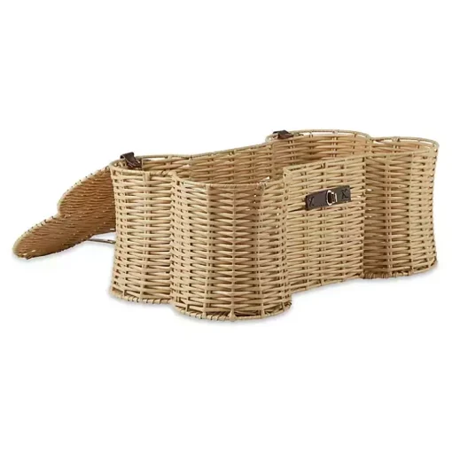 Natural Woven Bone Shaped Basket, 24 in.